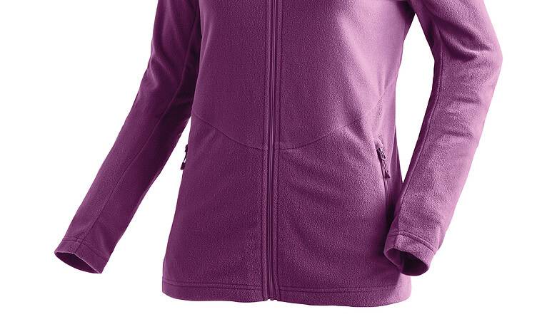 Women's outdoor fleece jacket for spring and summer adventures. Comfortable, warm, and stylish outdo.