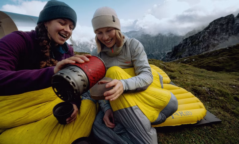 Photo: Rab launch their new Spring/Summer 2026 sleep system collection. ©Rab