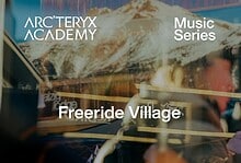 Outdoor Insight - Arc'teryx Freeride Village music event in St. Anton am Arlberg, February 5-8, 2026.
