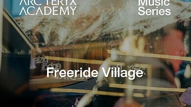 Outdoor Insight - Arc'teryx Freeride Village music event in St. Anton am Arlberg, February 5-8, 2026.