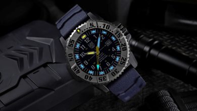High-quality dive watch featuring a durable blue strap and robust bezel for underwater adventures.