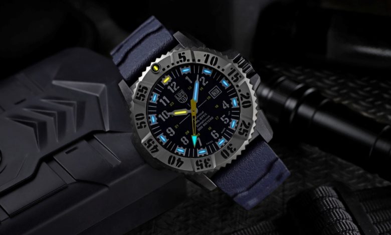 High-quality dive watch featuring a durable blue strap and robust bezel for underwater adventures.