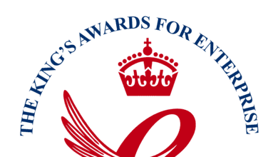 Nikwax receiving King’s Award for Enterprise at outdoor event in the UK.