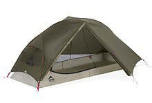 MSR Hubba Hubba NX lightweight camping tent for outdoor adventures.