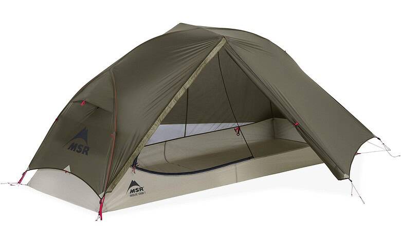 MSR Hubba Hubba NX lightweight camping tent for outdoor adventures.